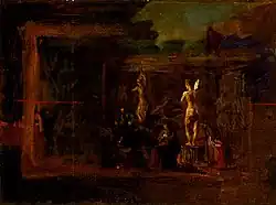 G-110. Compositional study (circa 1877), Farnsworth Art Museum. This seems to be cut down from a larger study.