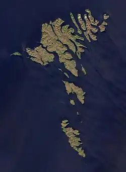 Image 2Satellite image of the Faroe Islands (from Geography of the Faroe Islands)
