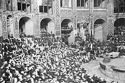 Spectators at the Takyeh Dowlat