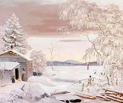 Winter Sunset in Savo Province, 1848