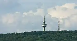 Telecommunication towers on the Alarmstange