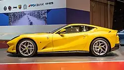 The side profile of the 812 Superfast