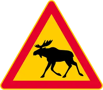 Finnish road sign.