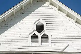 Detail above entrance