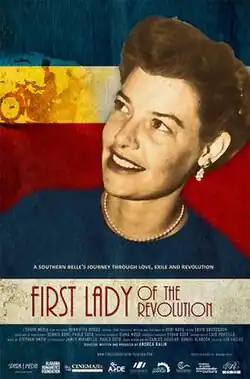 The release poster for the documentary First Lady of the Revolution.