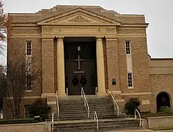 First Presbyterian Church at 800 Jefferson St. in Kerrville