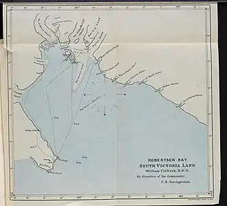 Map of Robertson Bay