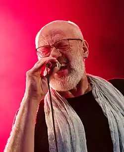 Fish performing in Wacken, Germany, in 2018
