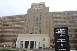 The Fitzsimons Building on the CU Anschutz Medical Campus.