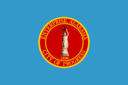 Flag of Enterprise, Alabama