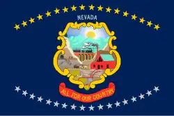 Flag of Nevada, (1915–1929)
