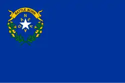 Flag of Nevada before revised, (1929 – July 25, 1991)