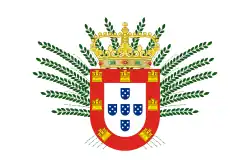 Secondary flag of the Kingdom of Portugal (1616–1640)