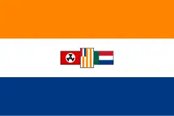 Afrikaner Weerstandsbeweging variant of the flag of South Africa (1928–1994)