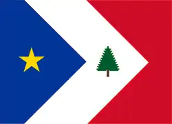 Flag of the Acadians in New England