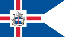 Flag of the president of Iceland