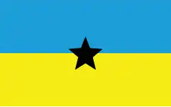 Flag of the Toubou people (0.4% of the total population of Niger[a])