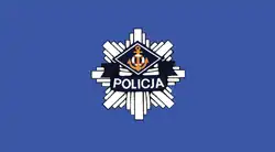 Police vessels flag