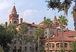 Once the luxurious Ponce de Leon Hotel (1888), since 1968 it has served as the centerpiece of the campus of Flagler College in St. Augustine, Florida.