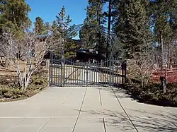 Lowell Observatory gate.