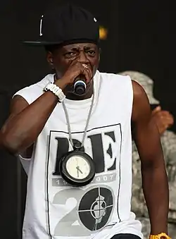 Flav performing at New Orleans Jazz Fest in 2014