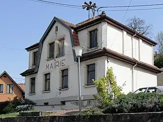 The town hall in Flaxlanden