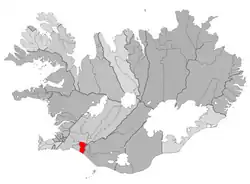 Location of the Municipality of Flóahreppur
