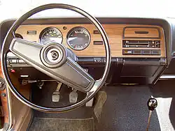 1973 Capri 2000 revised dash, steering wheel