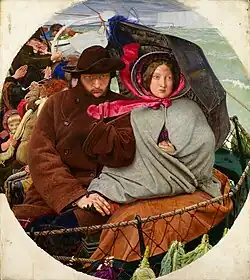 Ford Madox Brown's The Last of England; 1852–1855.[130]