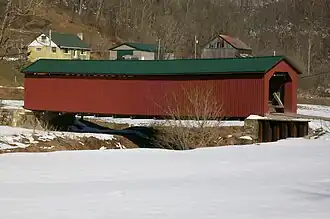 The Foreaker Covered Bridge on the Little Muskingum River