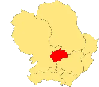 Location of the ward