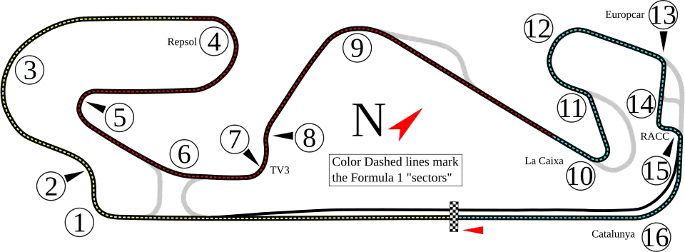 Layout used in 2016 and 2017