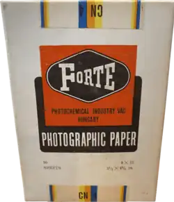 Forte photographic paper
