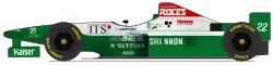 After Shannon took control of Forti the livery was revised to white and green.