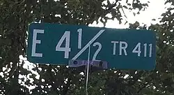 Four and a half street, a unique street name, running from Berwick into Salem Township