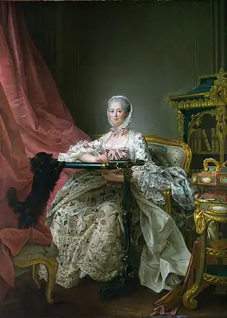Madame de Pompadour at her Tambour Frame (1763–1764), National Gallery
