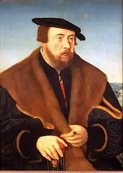 Portrait of Johann von Glauburg (1503–1571); oil on wood