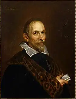A portrait of Johann von Wowern by Frans Denys