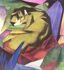 Tiger, 1912 by Franz Marc