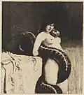 Sensuality, engraving, 1889