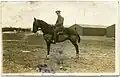 Fred C Palmer equestrian portrait World War 1