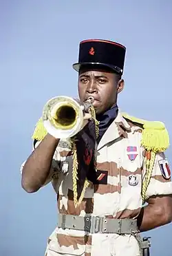 Clarion marine troops in Kuwait after the Operation Desert Storm.