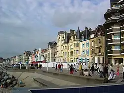 The seafront promenade