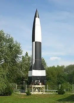Image 28V-2 Rocket in the Peenemünde Museum (from Space exploration)