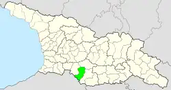 Location of the municipality within Georgia