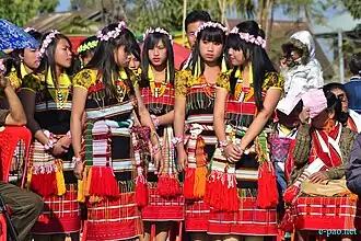 Rongmeis of Manipur during Gaan-Ngai 2014 at Keikhu, Kabui Village