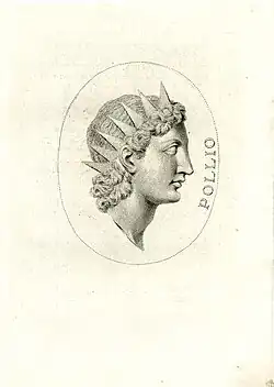 Imaginary portrait of Pollio by Giovanni Marco Pitteri