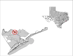 Location of Bacliff, Texas