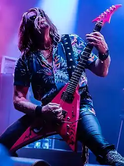 Hansen performing in July 2024