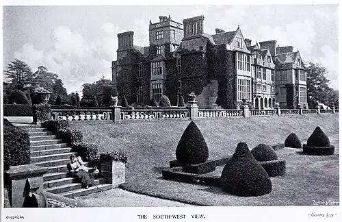 Condover Hall, south-west view